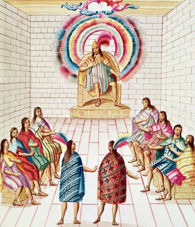 Montezuma II and his Council, from 